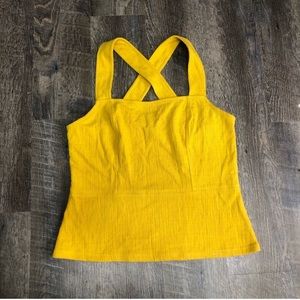 Anthropologie criss cross tank